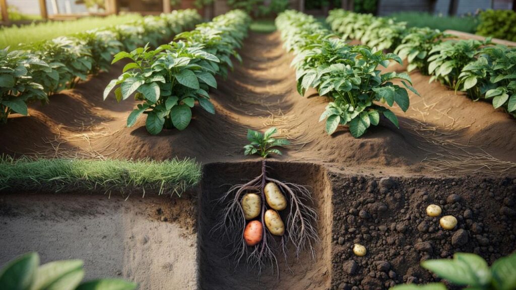 So tief müssen Kartoffeln