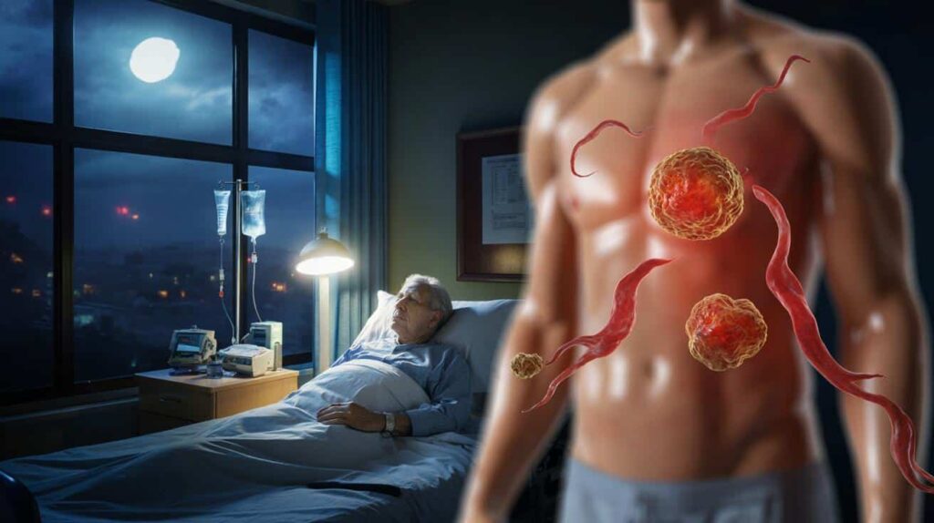 Nächtlicher Krebs-Schock